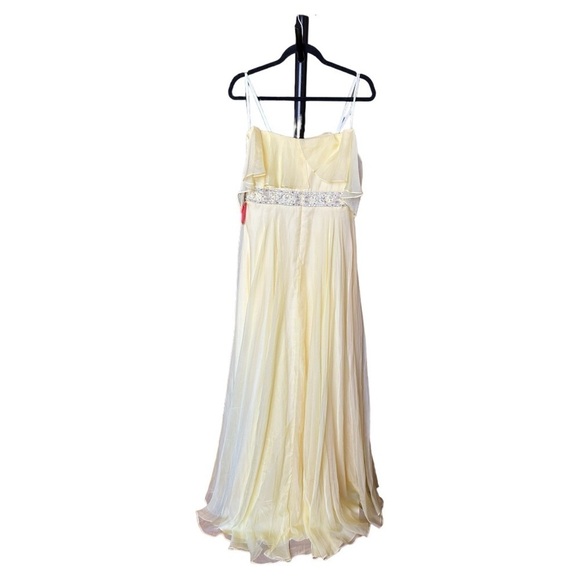 NWT Mac Duggal Ruffled Off-Shoulder A-line Dress - Picture 3 of 9